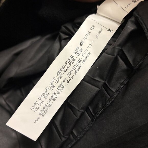 Zara Womens Black Pleated Back Hoodie Sweatshirt With Kangaroo Pocket Size M - Picture 9 of 9